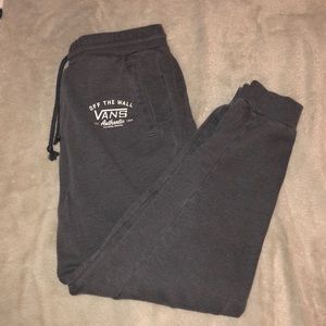 Vans grey sweats
